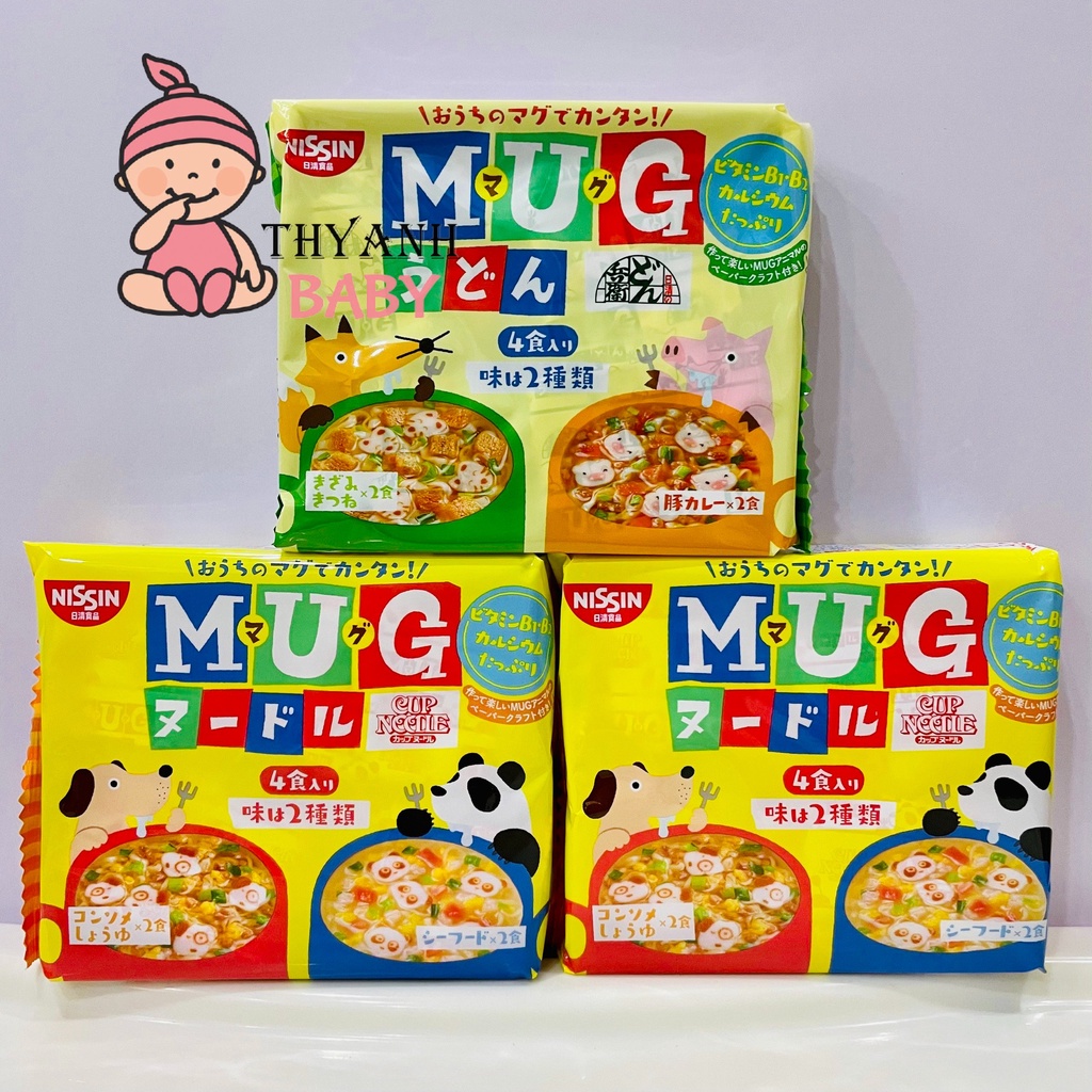 Mỳ Mug Nissin Ăn Liền Cho Bé