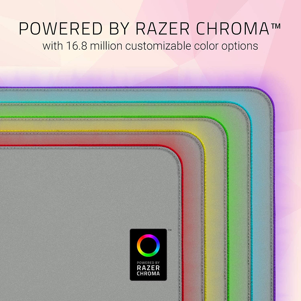 Razer golithus chroma extended mousepad-soft gaming mouse mat-Black/ Mercury/quartz (920x294x3mm) synthetic rubber
