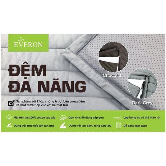 Đệm đa năng EVERON chính hãng ( nệm trải sàn, tấm trải đệm )