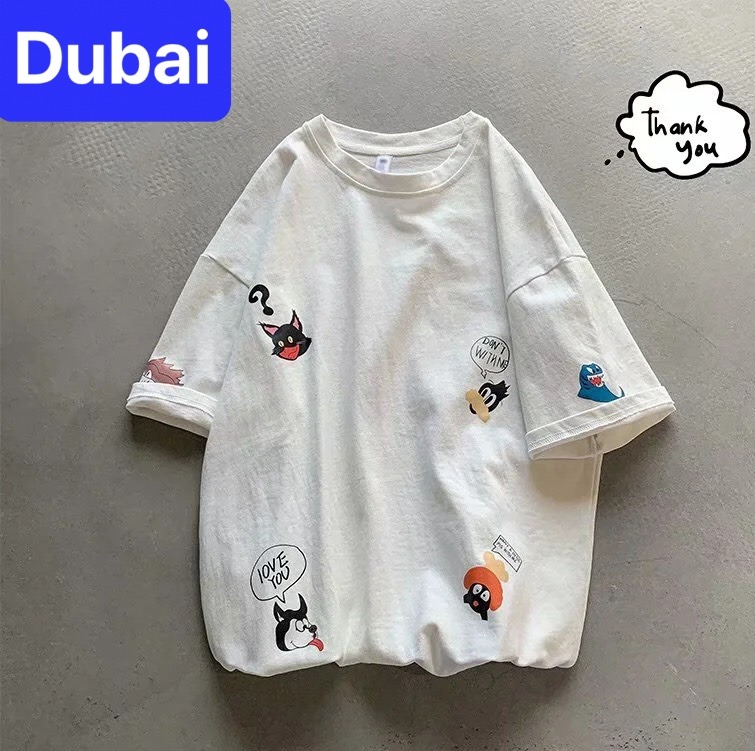 ÁO THUN NAM NỮ STICKER LOGO PATCH NHẬT BẢN JAPAN CỰC HOT PHOM FORM RỘNG TAY LỠ HOT TREND MẠNH MẼ SÀNH ĐIỆU VẢI DÀY MỊN - DUBAI FASHION