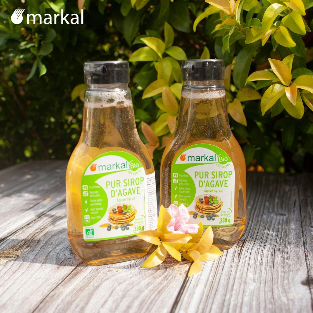 Mật cây thùa sirô agave hữu cơ Markal 330g