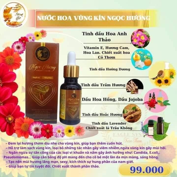 Nước hoa vùng kín Ngọc Hương 30ml