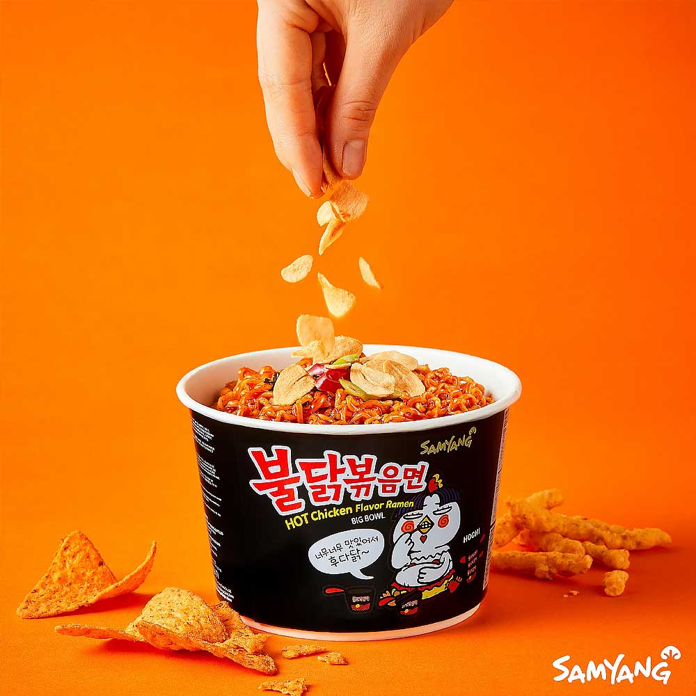 Combo 3 Tô Mì khô gà cay Samyang 105g
