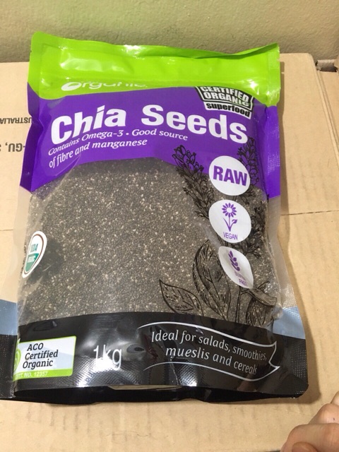 Hạt Chia Seed Tím Úc 1Kg