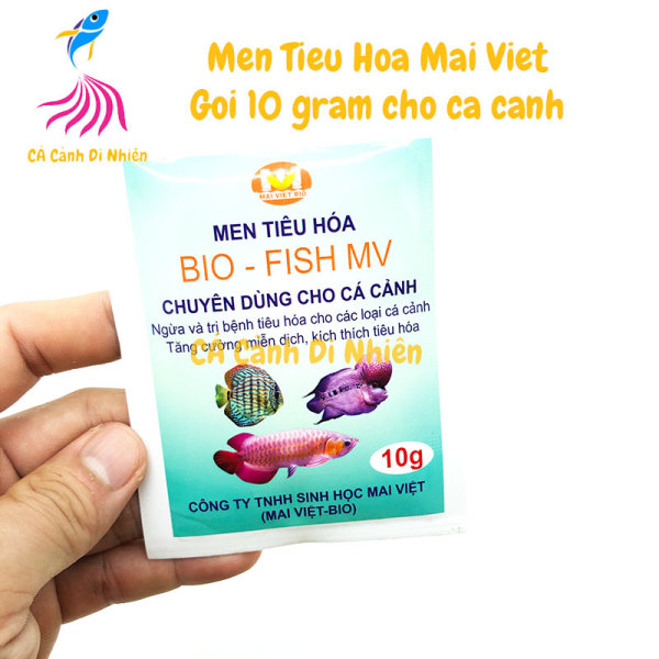 Men tiêu hóa Mai Việt Bio - Fish MV gói 10 gram cho cá cảnh