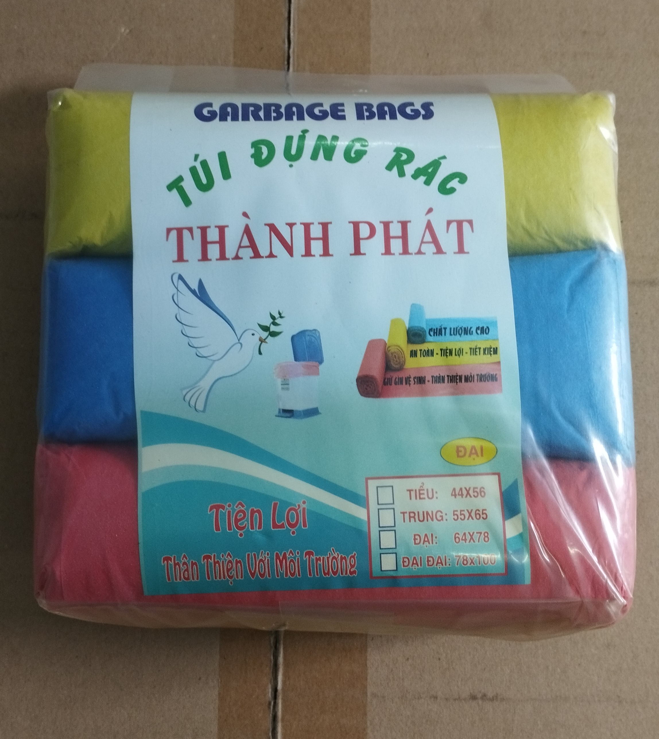 3 cuộn (1kg) túi đựng rác