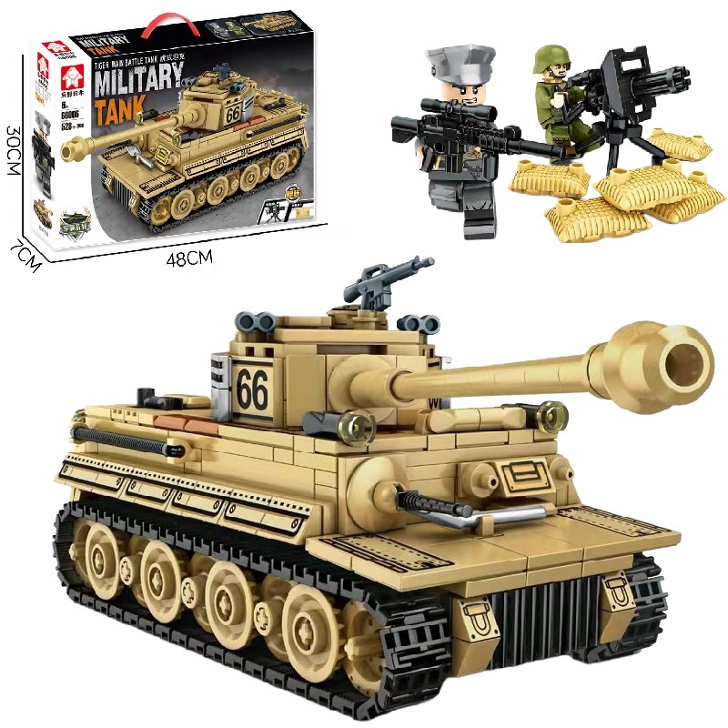 Lego xe tăng, đồ chơi lego mini xe lắp ráp 66006 528pcs cho bé