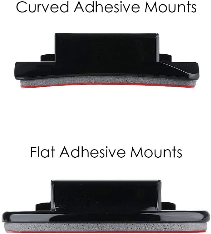 Bộ J-Hook mount GoPro và đế dán nón bảo kiểm keo 3M xịn Tròn hoặc Vuông