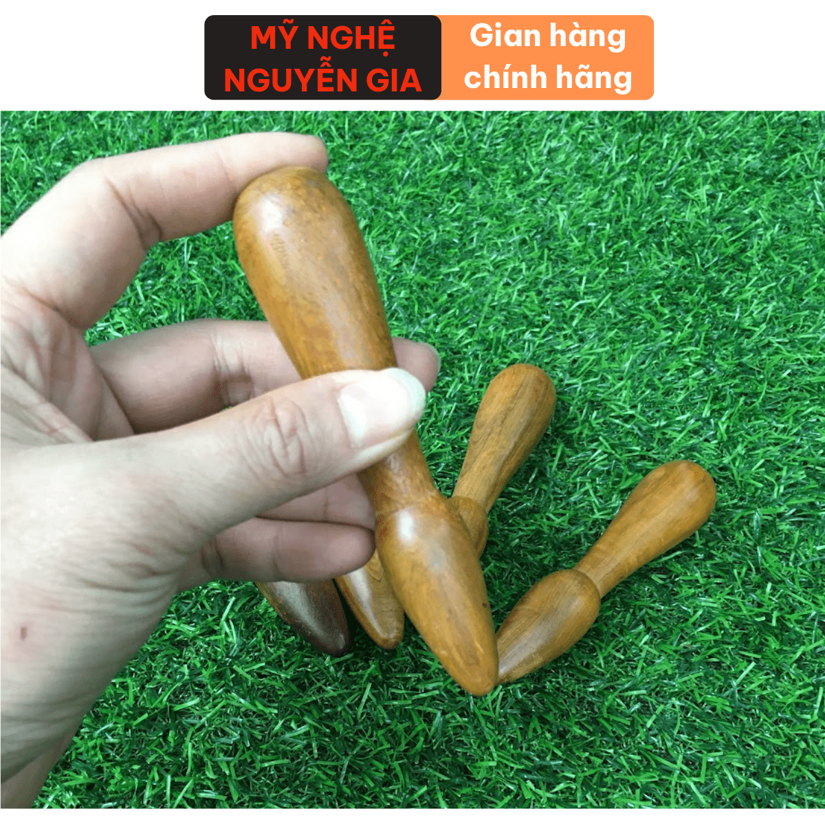 Dụng cụ bấm huyệt, cây bấm huyệt bằng gỗ Bách Xanh có mùi thơm dịu nhẹ có tác dụng day ấn huyệt chân, huyệt lưng, huyệt tòan thân giúp giảm căng thẳng mệt mỏi, hỗ trợ lưu thông khí huyết