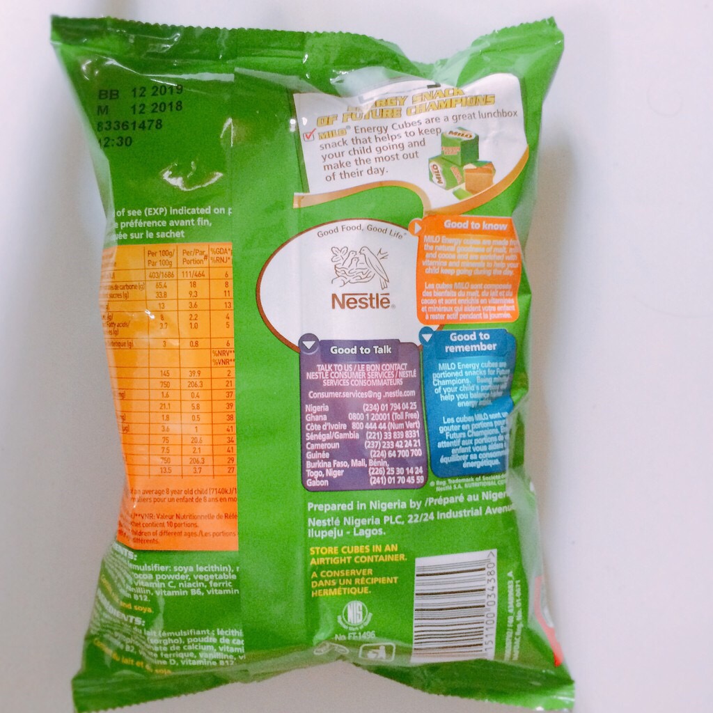 [Gói 100 Viên] KẸO MILO CUBE THÁI LAN