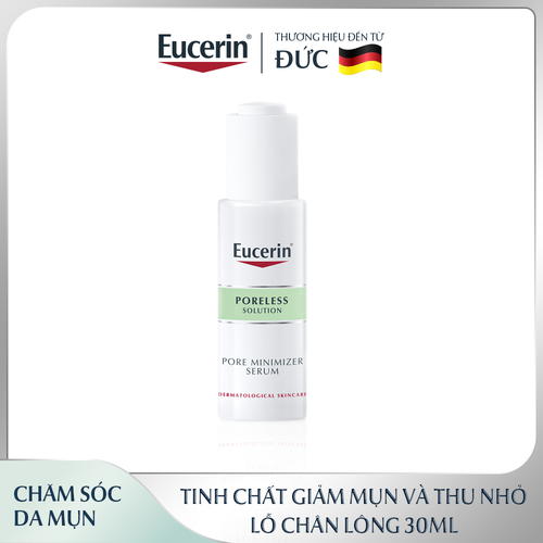 Tinh Chất Cho Da Mụn Eucerin Poreless Solution Giúp Giảm Mụn Và Thu Nhỏ Lỗ Chân Lông 30ml