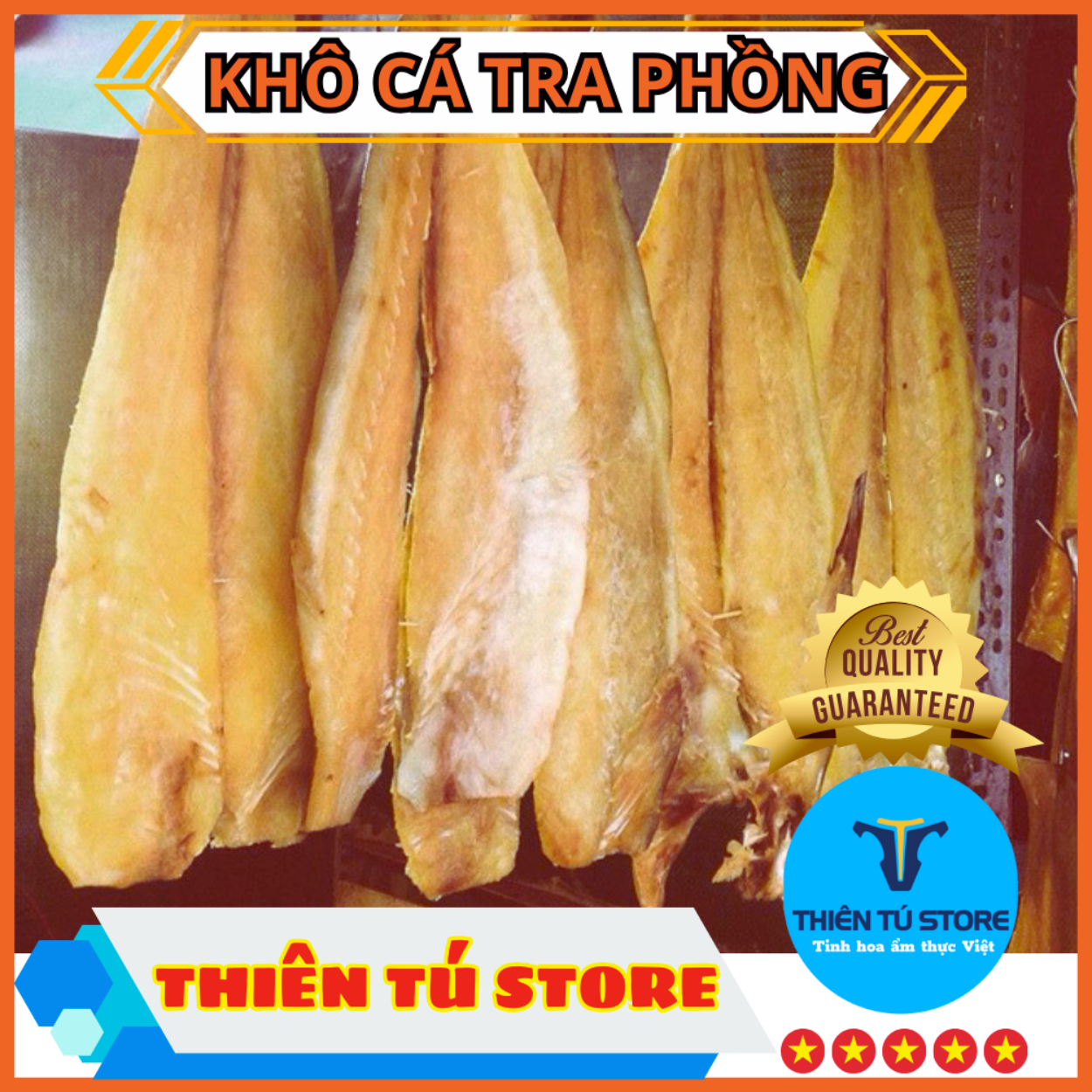 Khô cá Tra Phồng. Bán 1KG cá Tra Phồng khô sấy tự nhiên. thơm ngon bổ rẻ Seavina Foods