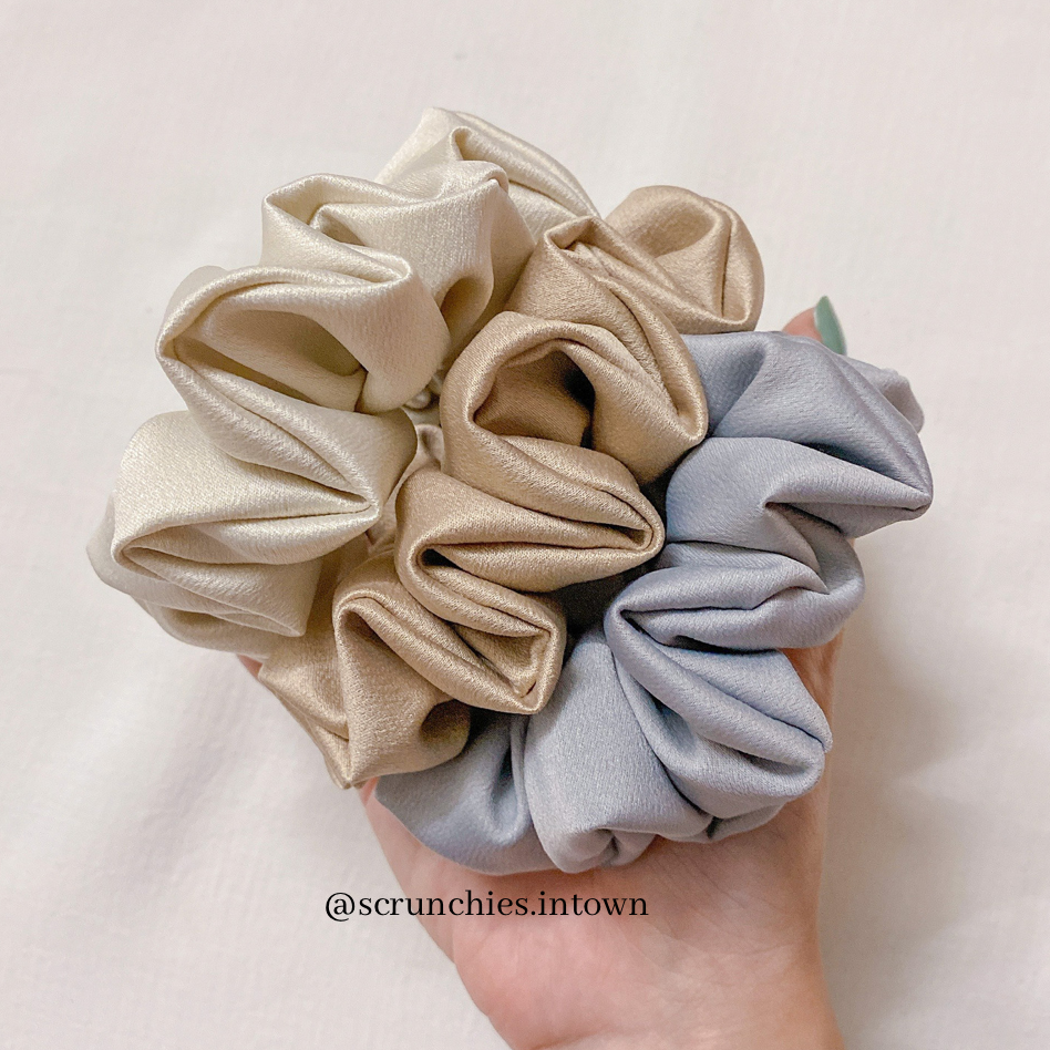 Scrunchies cột tóc màu pastel | @scrunchies.intown