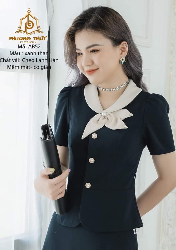 AÓ CÔNG SỜ B0055 SHOP CÓ NHẬN MAY ĐỒNG PHỤC