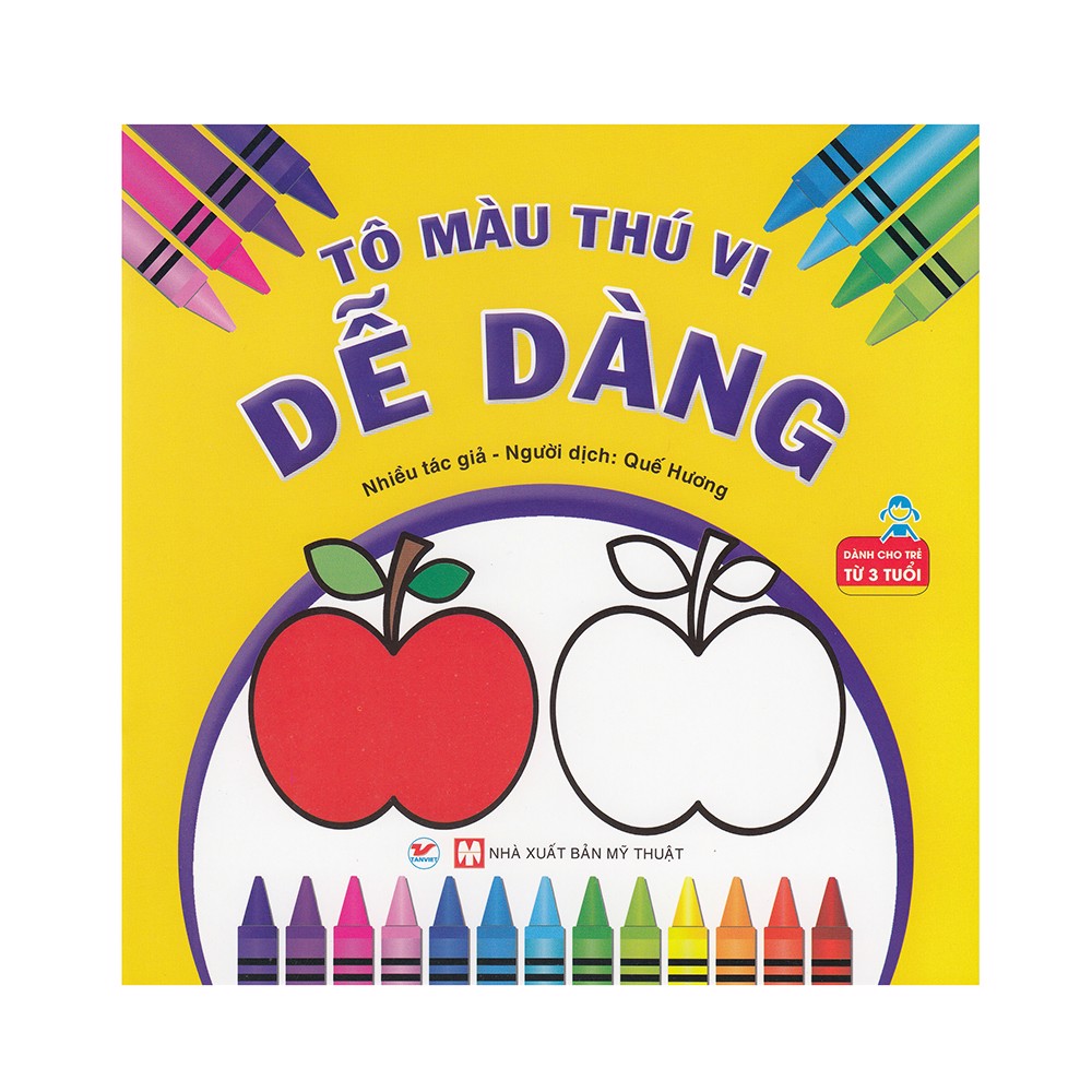 Sách tô màu thú vị - dễ dàng