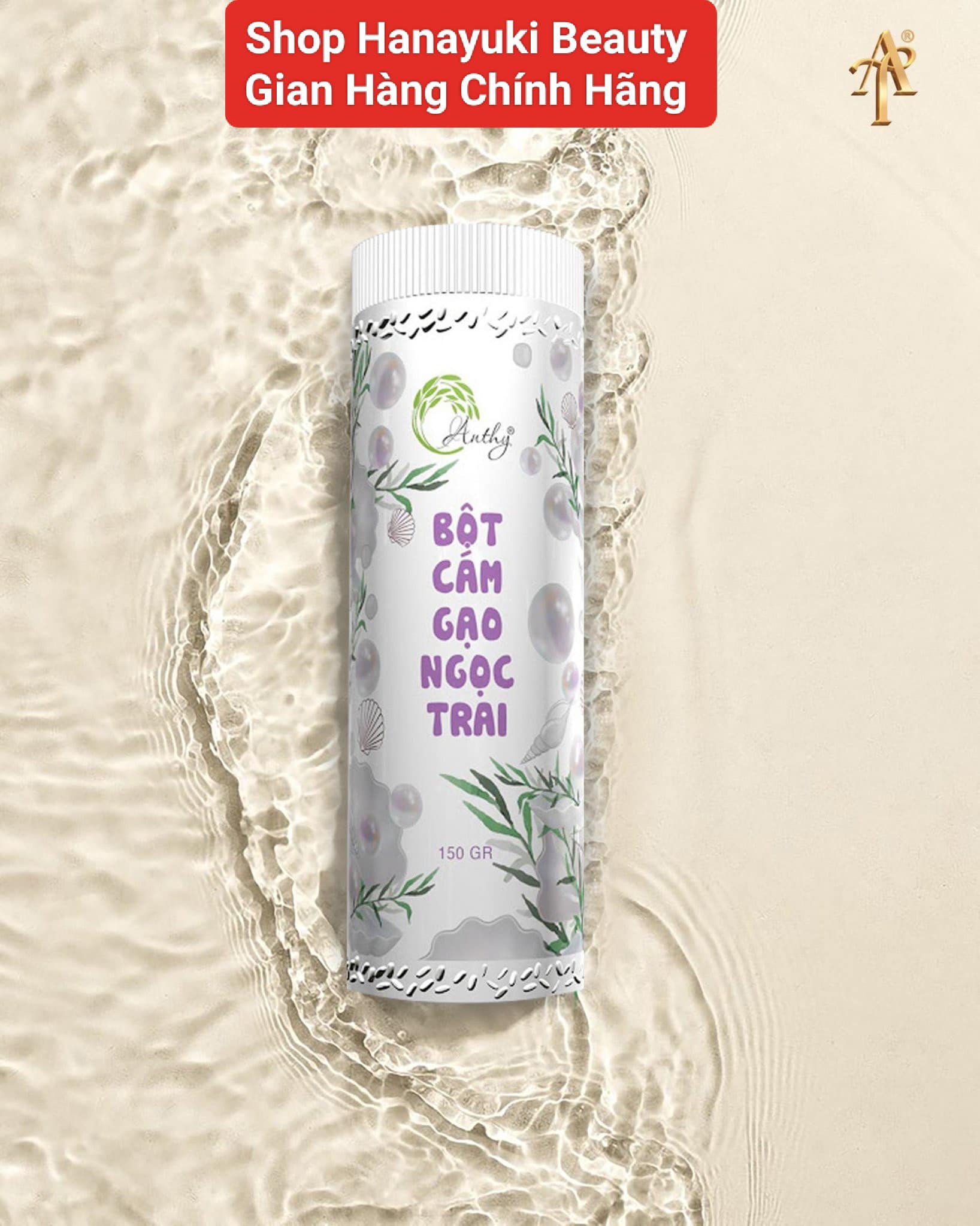 [Chính hãng Anthy-Date 2026] Bột Cám Gạo Ngọc Trai ANTHY 150gram