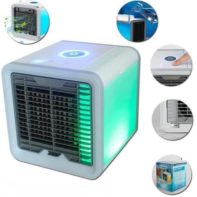 Quạt điều hòa mini làm mát không Khí , quạt điều hòa hơi nước mini làm mát và giữ ẩm không khí , quạt đá điều hòa