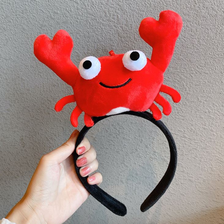 Băng Đô, Bờm Cài Tóc Mix Tôm Cua Siêu Cute