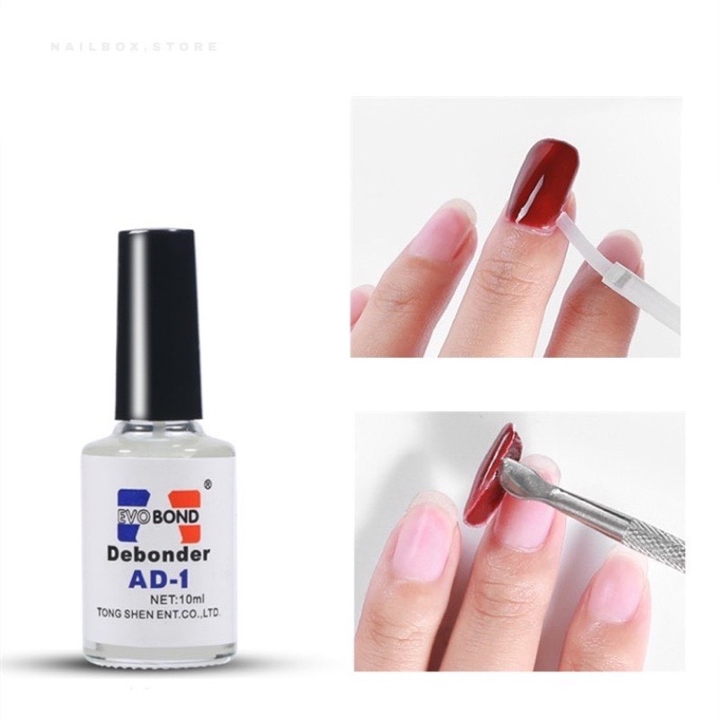 Nước AD sáng đá, chai tháo đá, tháo móng úp nail