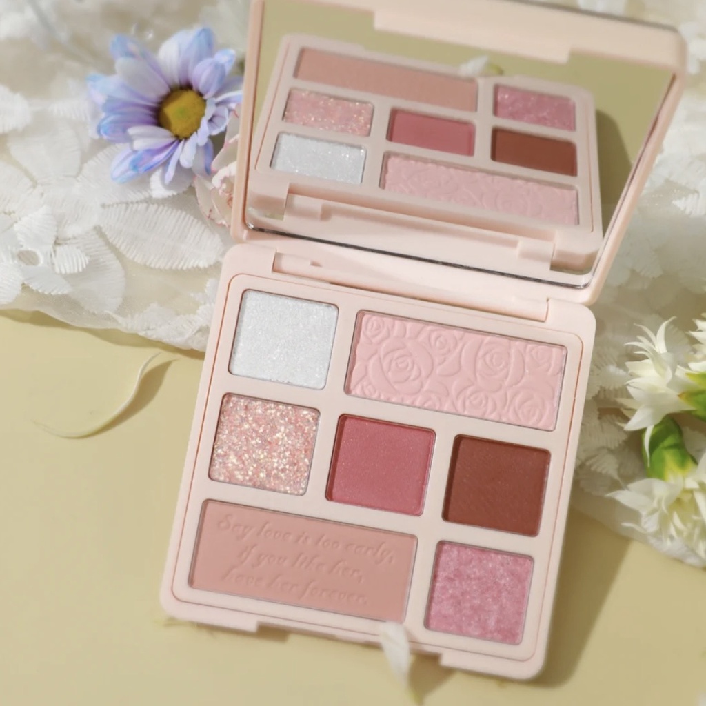 [HOLD LIVE] Bảng mắt 7 ô Hold Live hoa cẩm tú cầu Secret Garden (HL527)