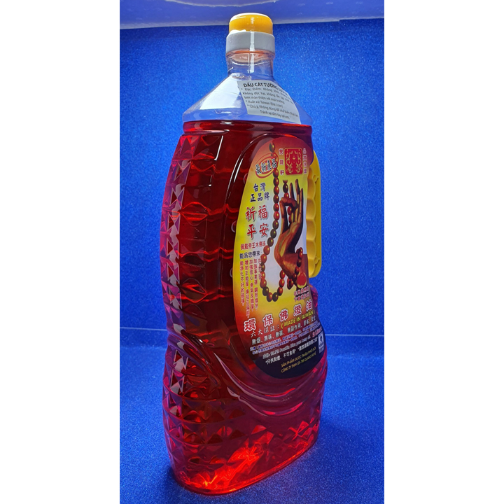 Dầu Cát Tường lưu ly 2 lít màu đỏ
