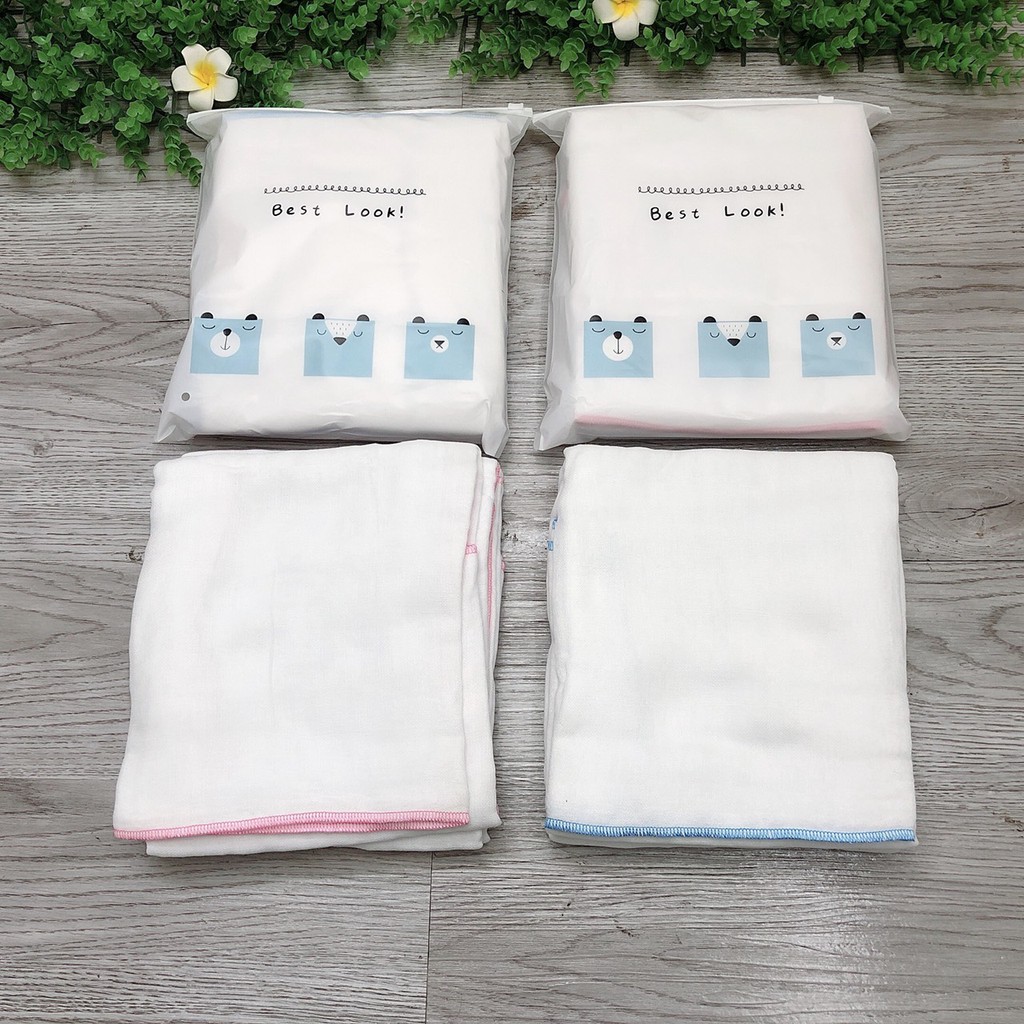 Sét 3 khăn lau người cho bé  size 70*70cm