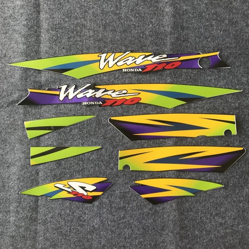 TEM DÁN XE WAVE THÁI WAVE i 2004 MÀU XANH