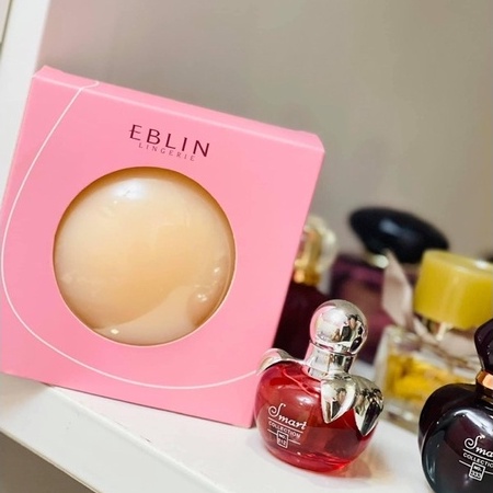 Miếng dán ngực silicon nhiệt tự thân EBLIN dán ti siêu mỏng ôm