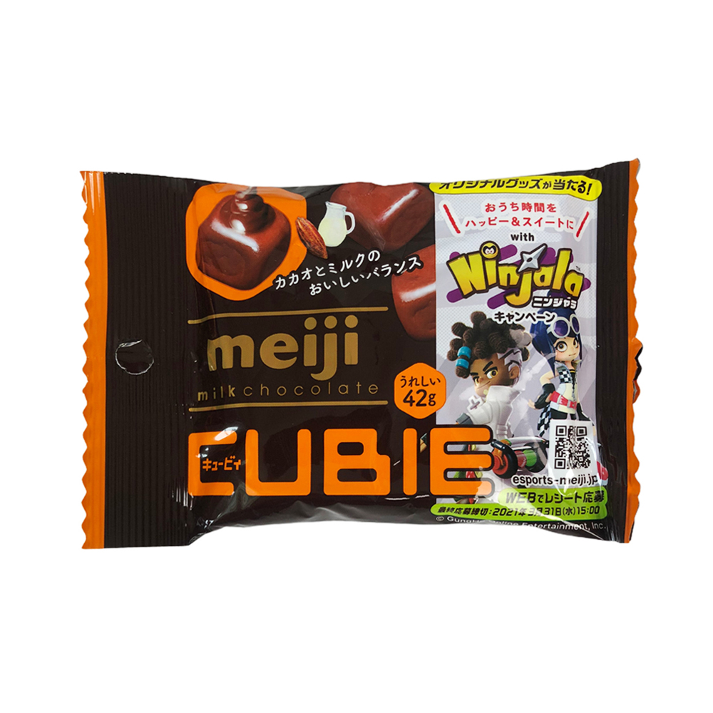 [HCM][HÀNG NHẬP KHẨU] Kẹo Socola Meiji Cubie Milk Chocolate 42g