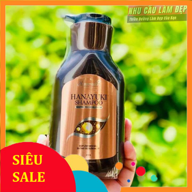 Dầu Gội Hanayuki Shampoo 300ml Sạch Gàu, Mềm Mượt ,Phục Hồi Tóc
