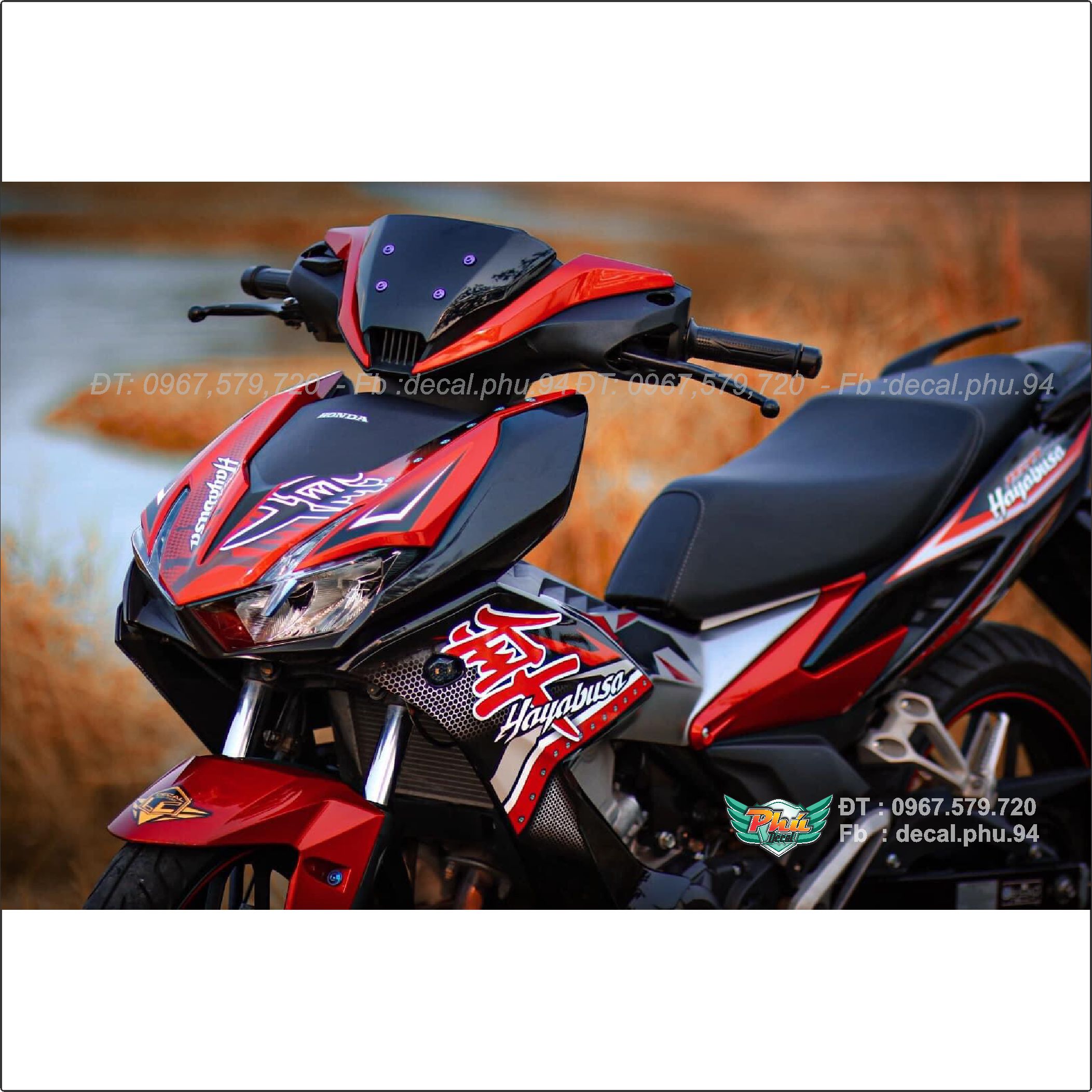 Tem rời Winner X đỏ đen hayabusa (Mới ) (Y)