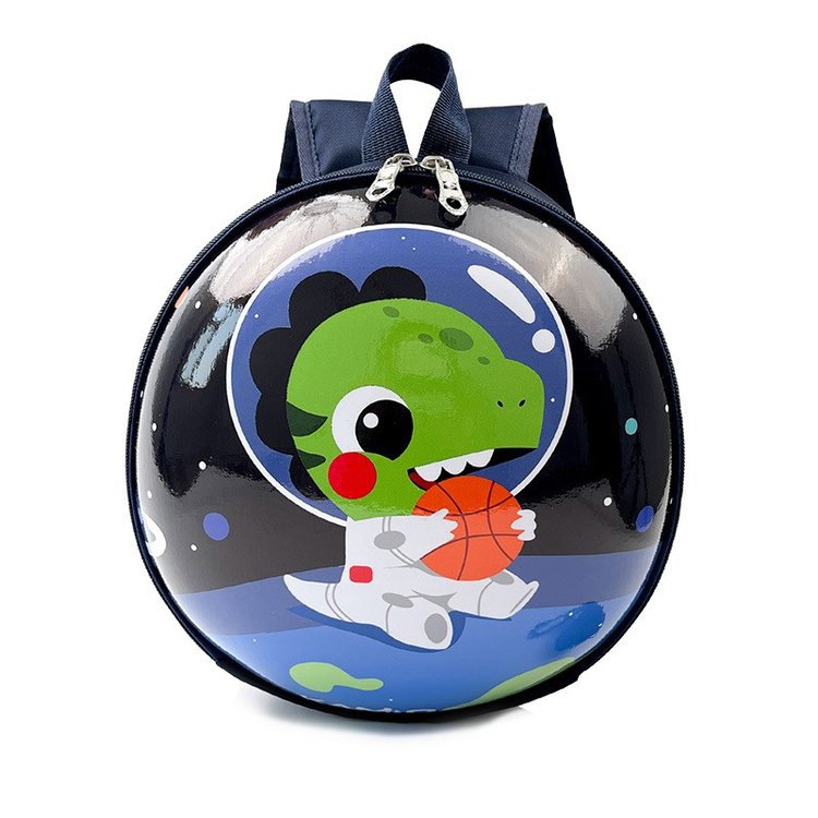 Backpack preschool-backpack kindergarten ultra-light for baby-Balo egg shape round many patterns for Boys Girls good price