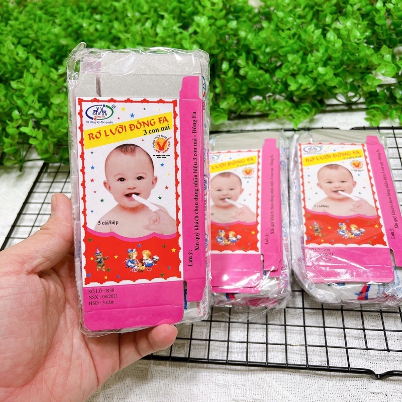 Rơ lưỡi đông pha không mùi vệ sinh cho bé