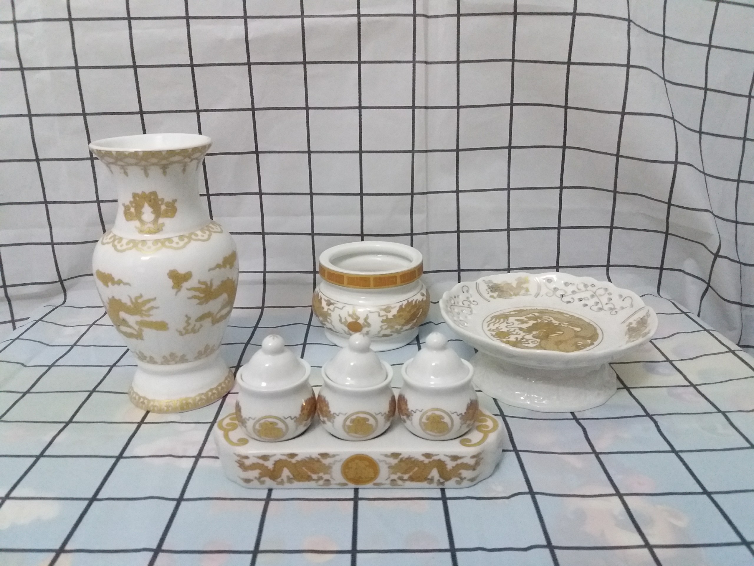Combo thờ cúng rồng vàng nhỏ