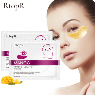 RtopR 2 miếng mặt nạ mắt làm từ xoài dùng để dưỡng ẩm chống lão hóa da mắt giúp loại bỏ nếp nhăn và quầng thâm cung cấp vitamin C cho vùng da quanh mắt - INTL thumbnail