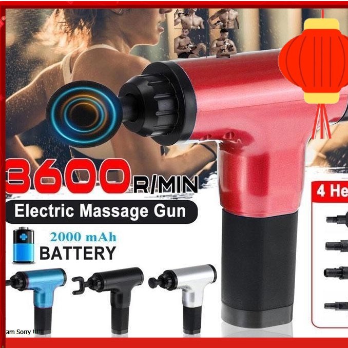 Mua Súng Massage Cầm Tay Fascial 4 Đầu 6 Chế Độ,SÚNG MASSAGE CẦM TAY FASCIAL GUN HG-320,máy massage 