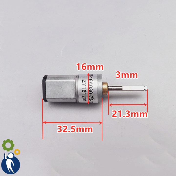 Motor giảm tốc 6-12v mã 030 160rpm