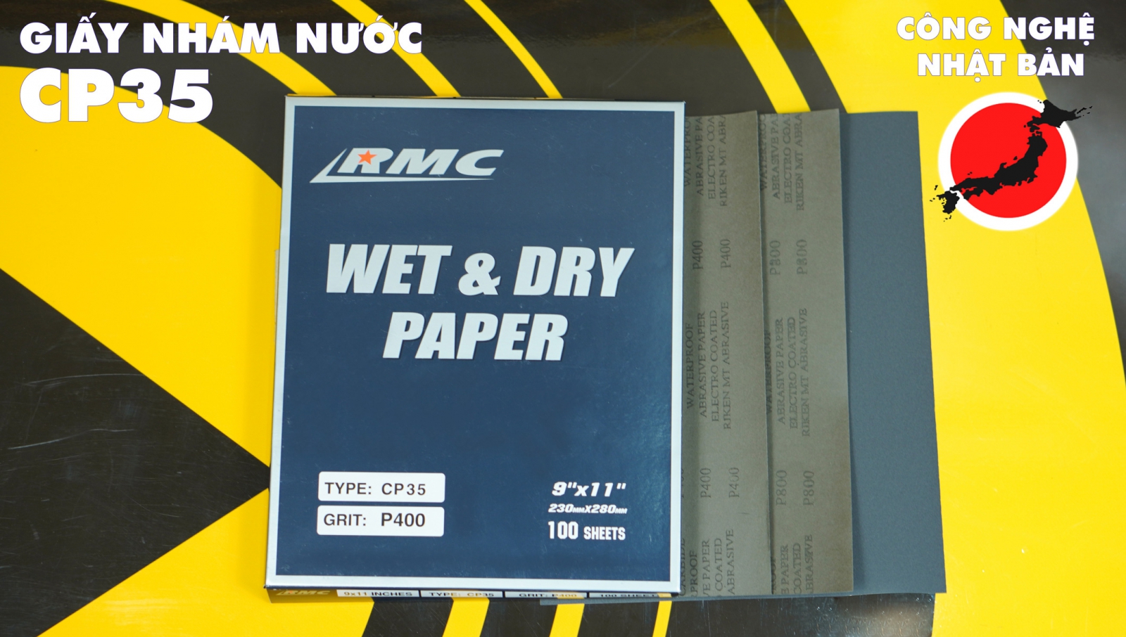 Giấy nhám tờ Nhật RMC CP35