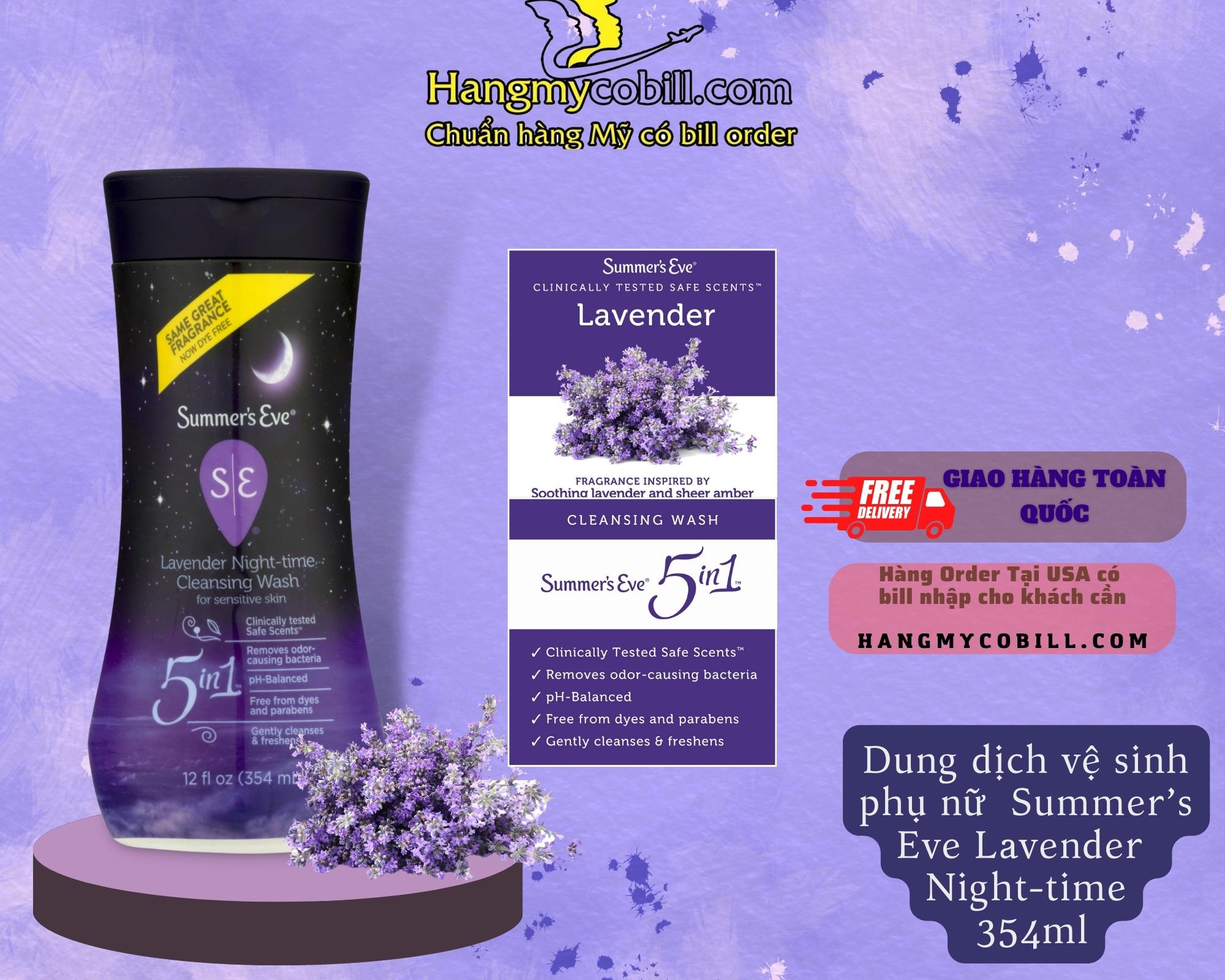 ( Có bill nhập) Dung dịch vệ sinh phụ nữ Summer's Eve