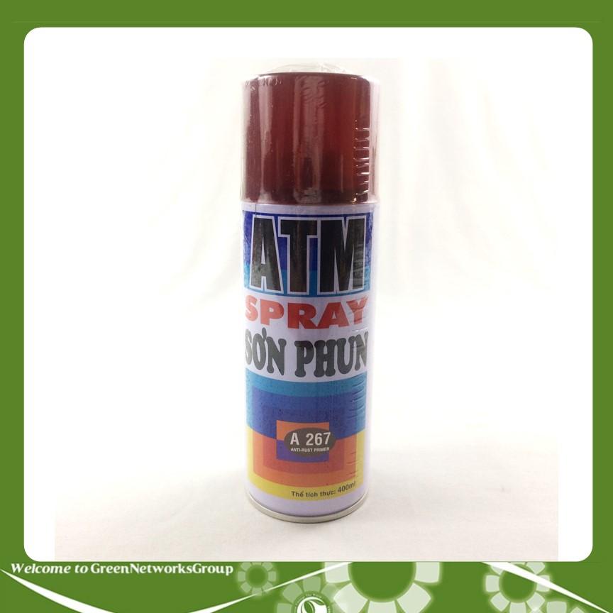 Sơn xịt A267 ATM màu nâu đỏ GreenNetworks