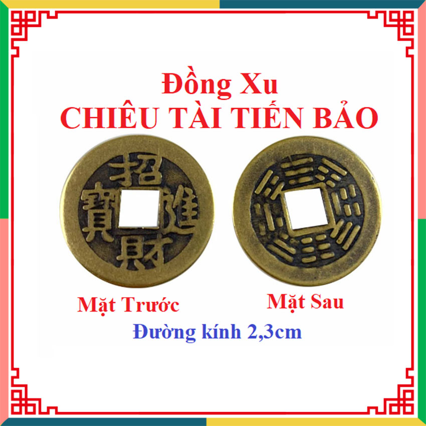 Combo 10 Đồng Xu Chiêu Tài Tiến Bảo