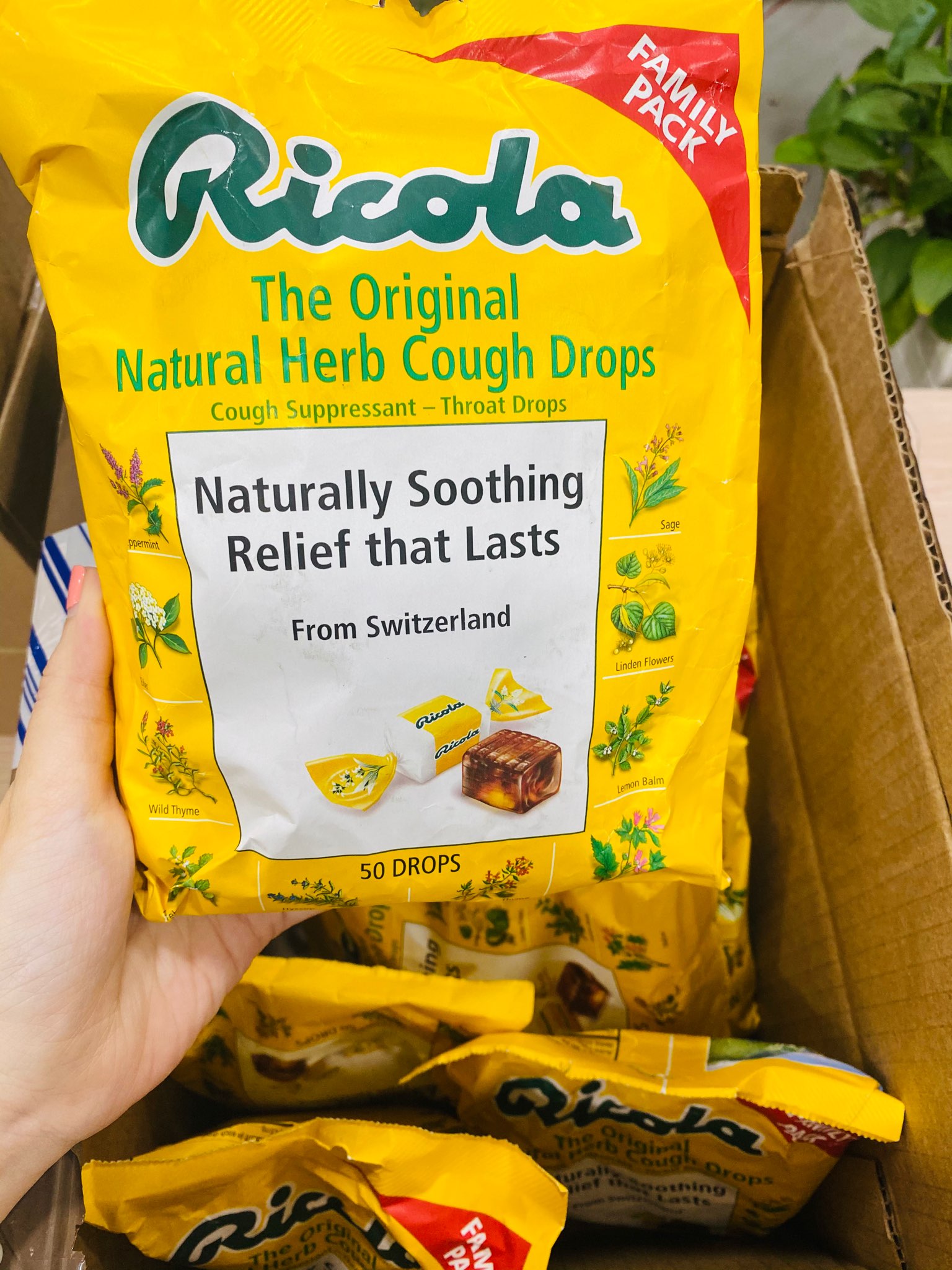 [HCM] Kẹo ngậm ho  Ricola của Mỹ