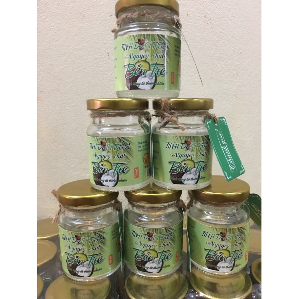 TINH DẦU DỪA BẾN TRE NGUYÊN CHẤT LỌ 70ML