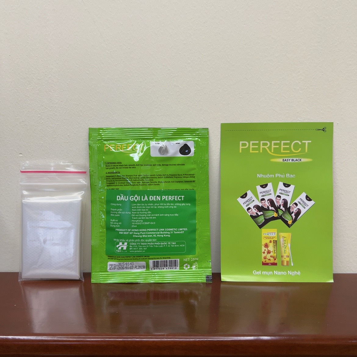 Gội là đen Perfect 25ml (1 gói)