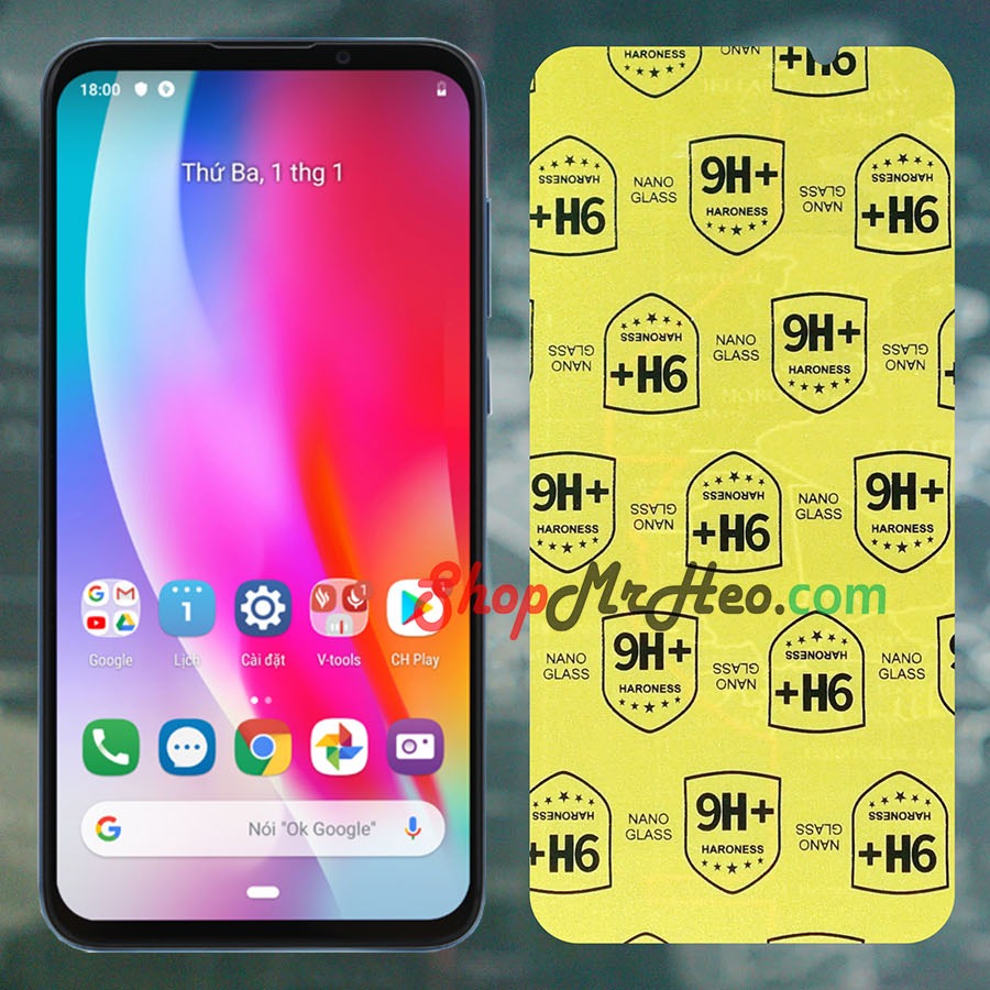 [HCM]Dán Kính Cường Lực Nano Dẻo Vsmart Live