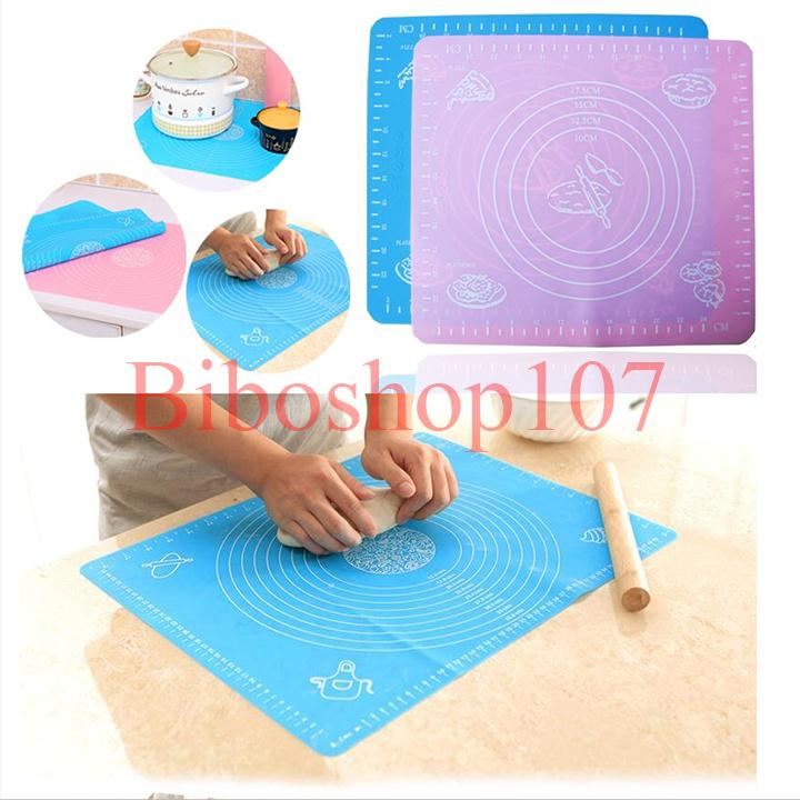 Tấm lót nhào bột, tấm nướng nhào bột silicon 30x40cm