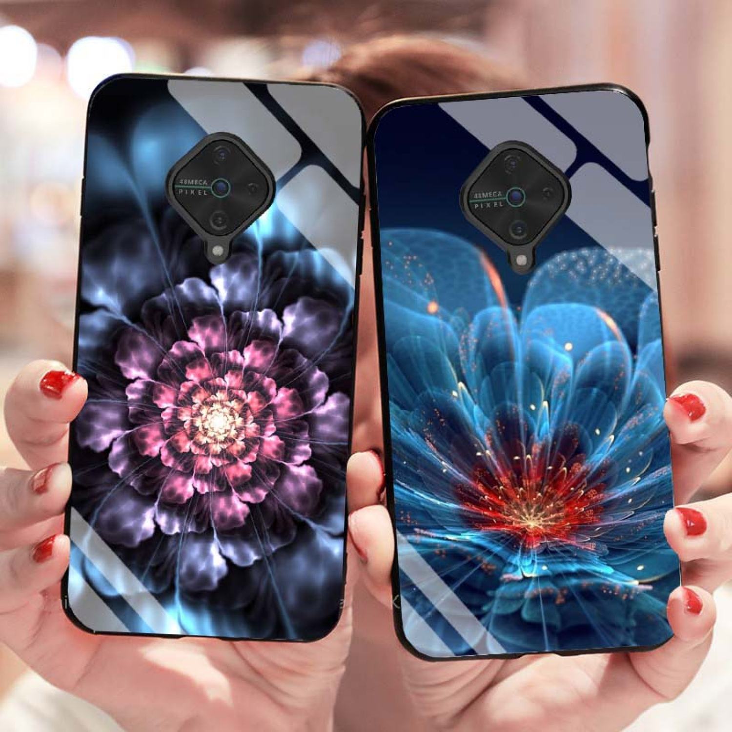 Ốp Vivo S1 Pro Lưng Kính Cường Lực Mới ƞhất