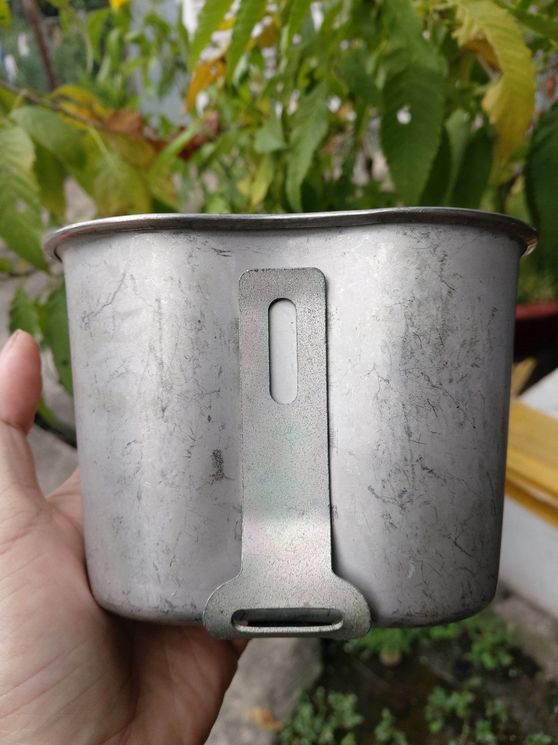 Ca inox Mỹ 1965-1966 ,Ca đựng nước Mỹ xưa
