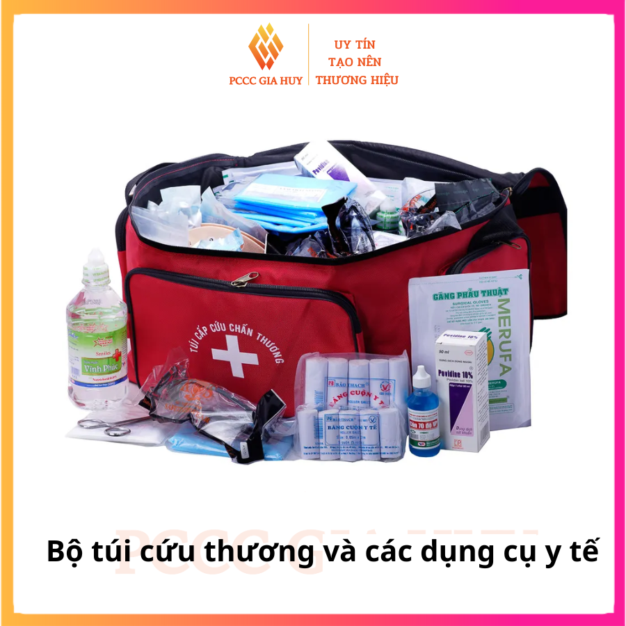 TÚI CỨU THƯƠNG - TÚI Y TẾ (CHUẨN BỘ Y TẾ) dùng trong Cứu hộ cứu nạn