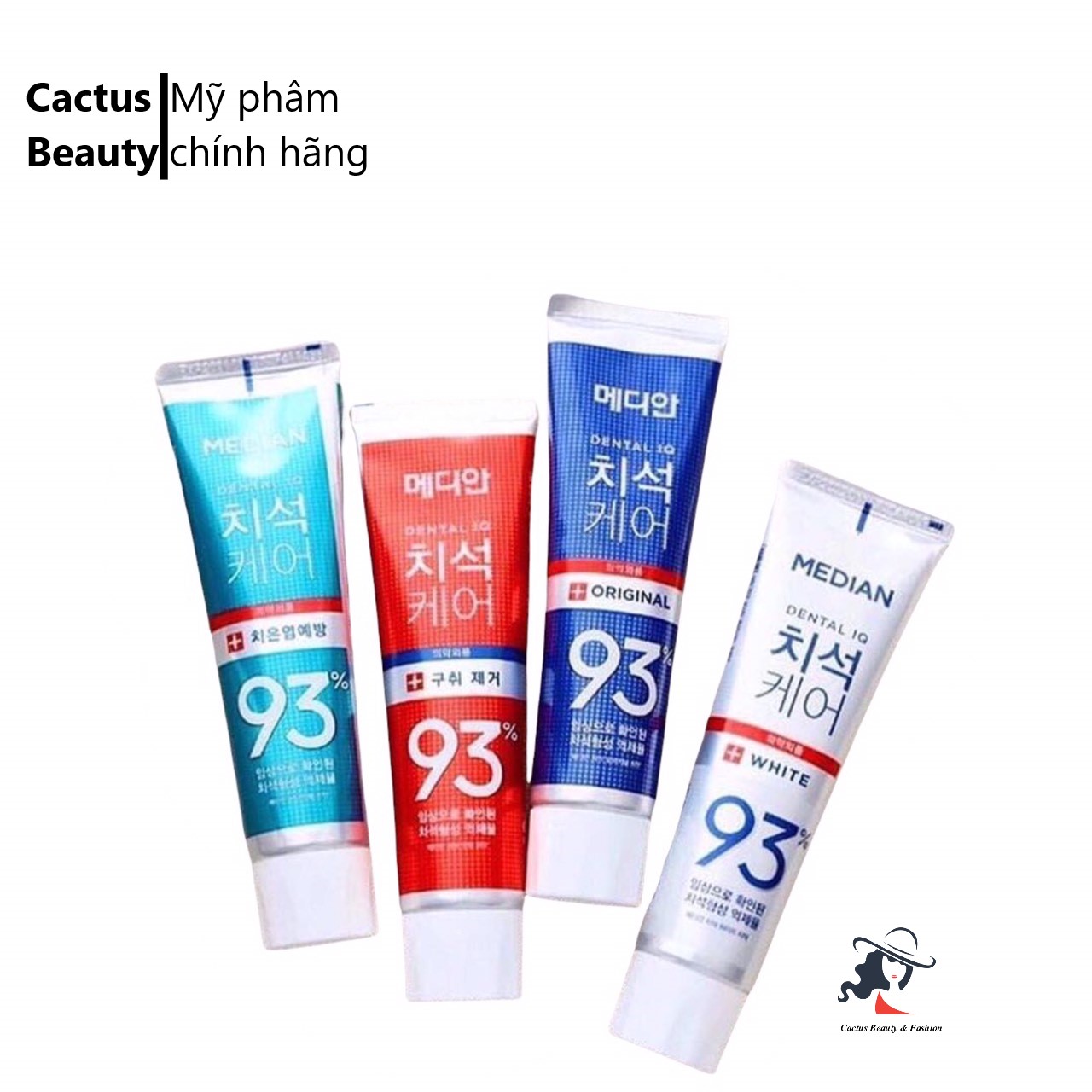 Kem Đánh Răng Median 93% Hàn Quốc đủ màu